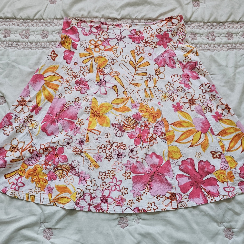 GENERATION Y Pink A-Line Mini Skirt Resort Wear